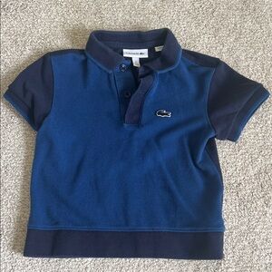 Lacoste Kids Navy Polo Shirt